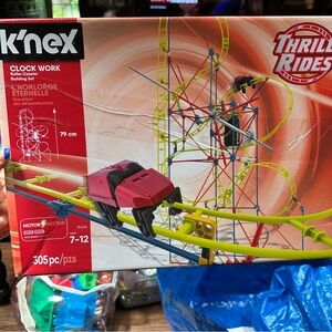 K'NEX‎ Thrill Rides Clock Work Roller Coaster Building Engineering Read Desc